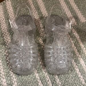 The Children's Place Silver Glitter Sandals